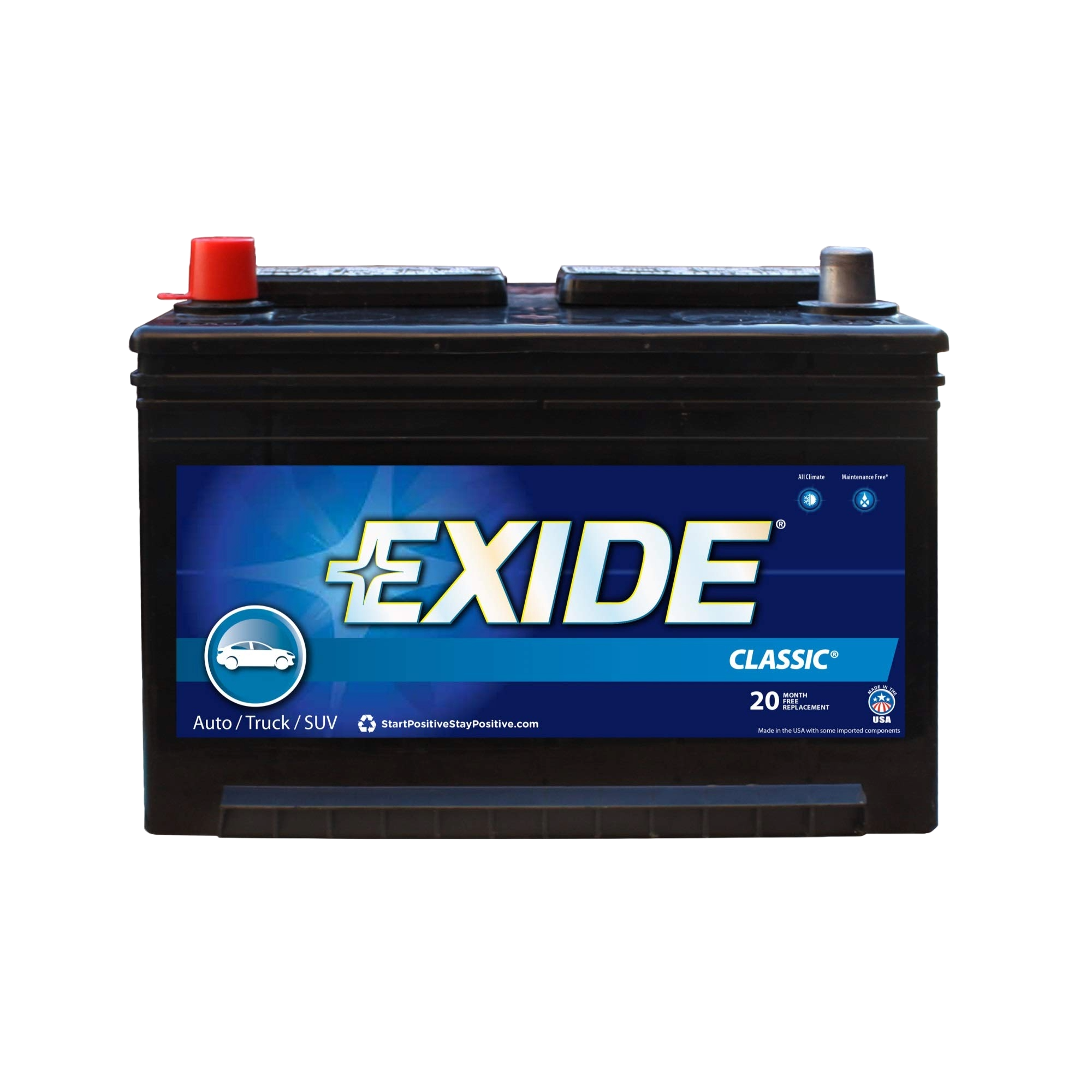 EXIDE 85D23L 55D23L 65D23L S4 60AH  WARRANTY 12 MONTHS